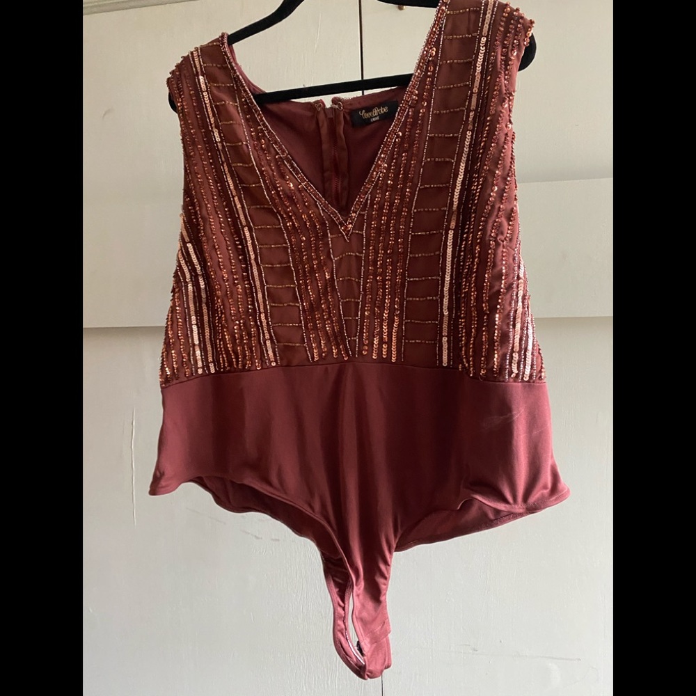 Beaded bodysuit